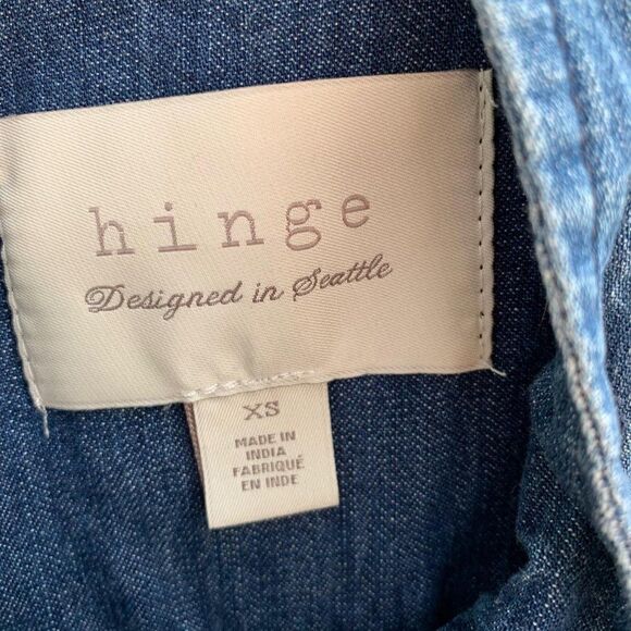 Hinge denim jean jacket xs - Picture 2 of 11